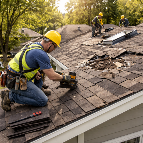 Roof Repair in Boise by 6 Point Roofing